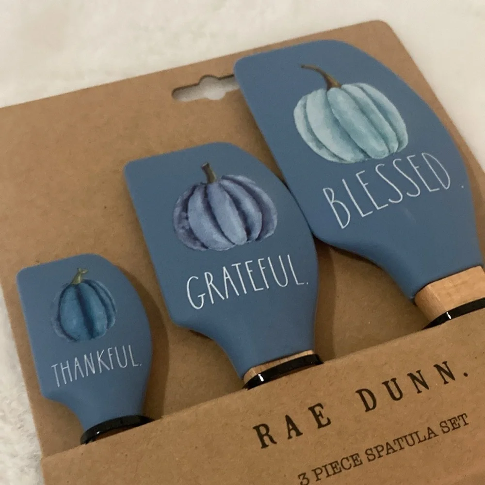 Rae Dunn Fall Pumpkin Spatula Set